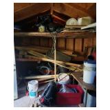Contents of detached shed