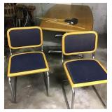 Dinette able and six chairs