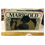 Marigold tin sign