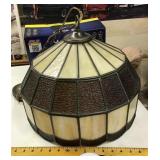 Plastic hanging light fixture