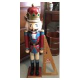 Tall wooden nutcracker