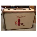 Palm beach leather suitcase
