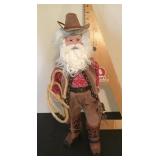 Western cowboy Santa