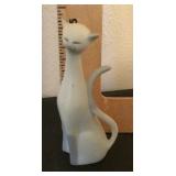 Ceramic mid-century cat figure