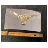 Longhorn belt buckle