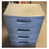 Sterilite 4-drawer storage 35" tall