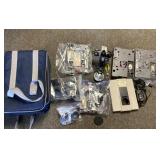 Microscope parts lot with bag