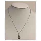 Turquoise pendant on chain