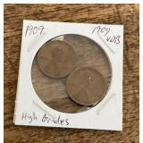 1909 Pennies