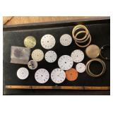 Watch face and bezels lot