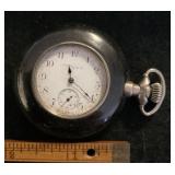 Monogrammed pocket watch (no crystal)