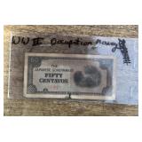 WWII occupation money