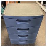 Sterilite 4-drawer storage 35" tall