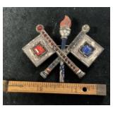 US Army Signal Corps brooch