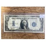 1934 Silver Certificate "funnyback"