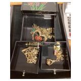 Jewelry box and contents