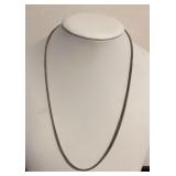 Long sterling necklace