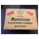 NEW old stock Weatherhead fittings cabinet NEW old stock Weatherhead fittings cabinet