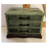 Molded plastic jewelry box Molded plastic jewelry box