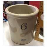 Redwing 6 gallon crock Redwing 6 gallon crock