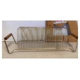 Vintage wire record rack Vintage wire record rack