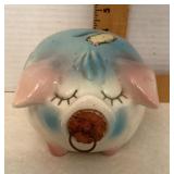 Hull Pottery Corky Pig bank Hull Pottery Corky Pig bank