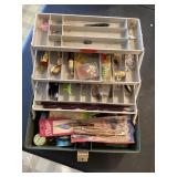 Tackle box with contents Tackle box with contents