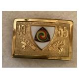 1955 Gypsy Tour AMA motorcycle belt buckle 1955 Gypsy Tour AMA motorcycle belt buckle
