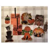 Vintage Halloween diecuts and bags Vintage Halloween diecuts and bags