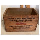 Western wood ammunition box Western wood ammunition box