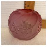 Art glass rose bowl Art glass rose bowl