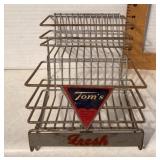 Tom's snacks metal store display rack Tom's snacks metal store display rack