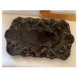 Pressed glass dresser tray Pressed glass dresser tray