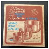 NEW Galloping Gourmet mixing bowl set NEW Galloping Gourmet mixing bowl set