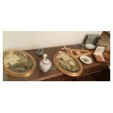 Home decor on top of credenza Home decor on top of credenza