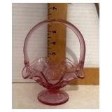 Fenton glass basket Fenton glass basket