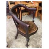 Early wooden armchair Early wooden armchair