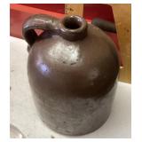 Brown stoneware jug Brown stoneware jug