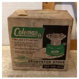 Coleman Sportster stove in box Coleman Sportster stove in box