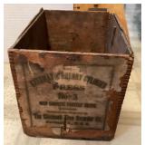 Printing press wood box Printing press wood box
