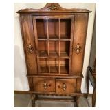 Oak china cabinet (no glass in the door) Oak china cabinet (no glass in the door)