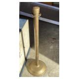 Heavy brass stanchion post Heavy brass stanchion post
