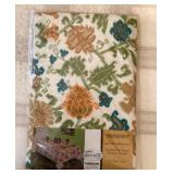NEW Needlepoint pattern quilted vinyl tablecloth NEW Needlepoint pattern quilted vinyl tablecloth