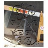 Wrought iron wall-mount plant holder Wrought iron wall-mount plant holder