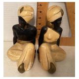 Pair of Blackamoor bookends Pair of Blackamoor bookends