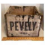 Pevely wood crate Pevely wood crate
