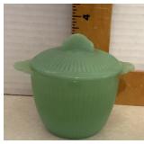 Jadite 'Jane Ray' sugar bowl Jadite 'Jane Ray' sugar bowl