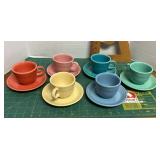 Fiesta cups & saucers