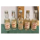 TWA airplane bottles