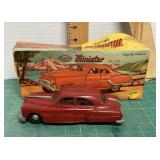 Minister delux box lid with metal car